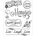 thumbnail image 2 of MultiCraft Clear Stamps 5.5"X7"-Making Memories, Pk 3, Multicraft Imports, 2 of 2