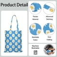 thumbnail image 2 of Sac Fourre-Tout en Toile – Sac Fourre-Tout Réutilisable pour Œufs Frits, Design Mignon, Écologique, Léger et Pliable pour Femmes, 2 of 4