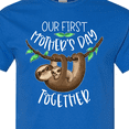 thumbnail image 4 of Inktastic Our 1st Mothers Day Together Cute Mom and Baby Sloth T-Shirt, 4 of 5