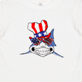 thumbnail image 4 of Inktastic 4th of July Patriot Shark Boys or Girls Baby T-Shirt, 4 of 5