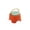 Orange, variant on YuanGuangQ Portable Small Stool for Home, Lightweight Household Step Stool for Living Room, Entryway Shoe Changing Stool for Indoor Use