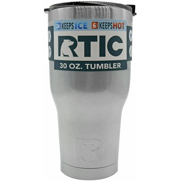RTIC Insulated Stainless Steel Tumbler w/ Free Straws 30 oz