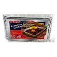 thumbnail image 3 of Drevy Disposable 1 lb. Aluminum Mini Loaf Pans with Clear Low Dome Lids (Pack of 100 Sets), 3 of 8