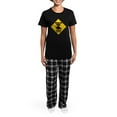thumbnail image 4 of CafePress - Runaway Bride T Shirts Women's Dark Pajamas - Women's Short Sleeve Print T-Shirt and Pants Dark Cotton Pajama Set, 4 of 7