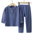 thumbnail image 2 of fatyb Boys Girls Pajama Sets Long Sleeve Tops and Sleepwear Pants Comfortable Clothes Outfits for Kids, 2 of 3