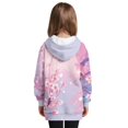 thumbnail image 2 of Xoenoiee Panda Cherry Blossom Print Long Hoodies for Girls Pullover Hoodie Dress Teenagers Lightweight Soft Sweatshirt Tops Graphic Activewear Pullover with Pocket, 7-8 Years, 2 of 7