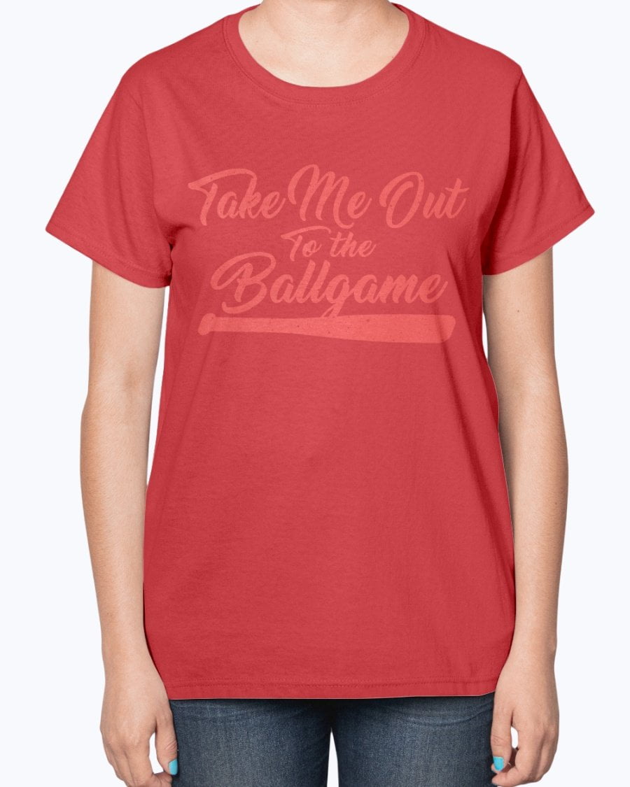 red ball game t shirt