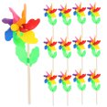 thumbnail image 1 of EeaseMX 12 piezas de molinillos de viento de arcoíris para jardín infantil, decoración de jardín, 1 of 7