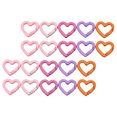 thumbnail image 4 of 20pcs Bricolage Coeur Forme Porte-Clés Clips Alliage Porte-Clés Clips Ressort Snap Hooks, 4 of 8