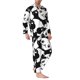 thumbnail image 2 of Fotbe Seamless Pattern Cute Panda Pijama de Hombre con Estampado de Manga Larga, Conjunto de 2 Piezas, Ropa de Dormir Suave y Cómoda con Bolsillos-X-Large, 2 of 7