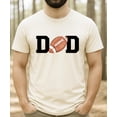 thumbnail image 2 of Football Dad Family Matching Birthday Shirt - First Birthday Sports Theme Party Tee Natural Shirt Adult Small, 2 of 7