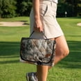 thumbnail image 3 of COEQINE Golf Cart Seat Towel Blanket Cover with Handle for Folded Carrying and Storage, Quilted Padding, 4 Storage Pockets, Compatible with Most 2 Seat Cart, Deer Camo Hunting Forest Leaf, 3 of 8