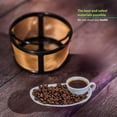 thumbnail image 3 of Reusable Keurig Mesh Coffee Filter Basket for K Duo, K-Duo Essentials, Keurig Duo Hot & Iced Coffee Makers by – Refillable Gold Tone Carafe Filter for Ground Coffee, 3 of 8
