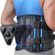 thumbnail image 1 of Faja lumbar CAMRIER para aliviar el dolor lumbar con almohadilla lumbar 3D, 6 unidades con tiras alternativas para hombre y mujer, soporte lumbar de malla suave y transpirable para hernia discal y ciá, 1 of 5