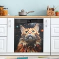 thumbnail image 5 of GZHJMY Technology Cat Dishwasher Magnet Cover 20x26in,Reuseable Refrigerator Magnet Cover Decal Fridge Microwave Stickers Kitchen Home Decor, 5 of 6