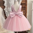 thumbnail image 6 of Toddler Pageant Flower Girl Lace Dress Little Girls Party Wedding formal Dresses Rollbacks Ndbuld 80cm/31.50in Pink, 6 of 6