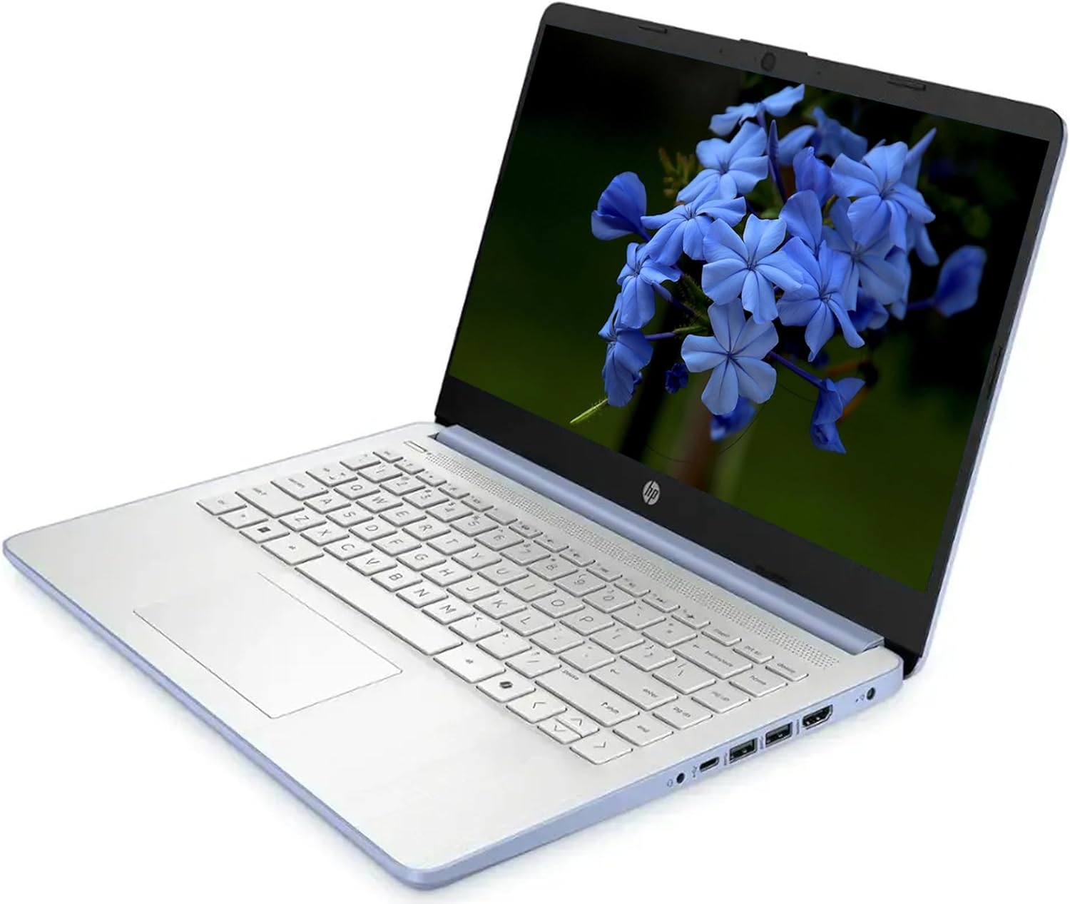 HP 14-dq6012dx 14" Intel Processor N150 up to 3.60 GHz 4 GB DDR4 128 GB UFS Intel Graphics Windows 11 Home Laptop, Blue - B86L6UA