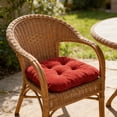thumbnail image 5 of Tyidzon 17"x16" Corduroy Chair Cushions with Ties Indoor Outdoor, Soft Thick Seat Cushions for Dining Room, Patio, 5 of 6