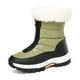thumbnail image 2 of Botas Calientes para Mujer Botines Al Aire Libre Forrados Piel Impermeable A Mediana Edad, 2 of 9