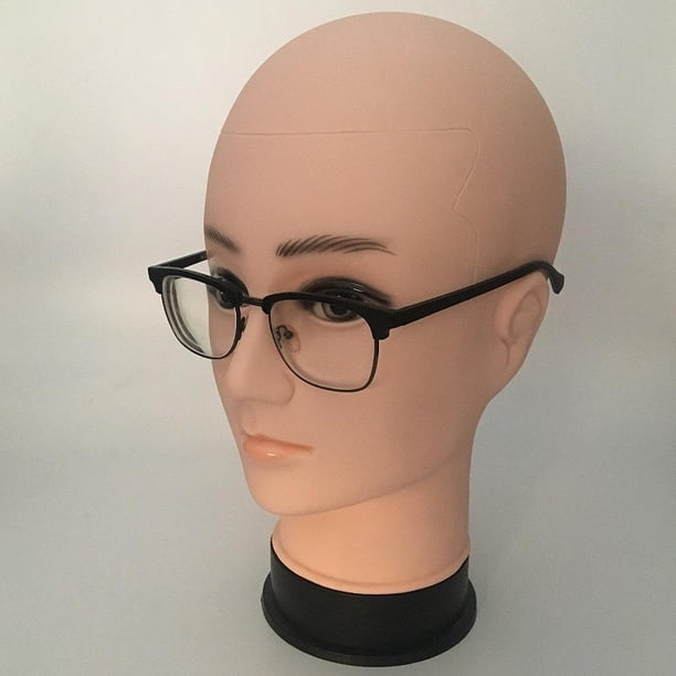 Cabeza De Maniquí Calvo Masculino, Soporte Para Pelucas, Para Hacer Pelucas Y Peinar Sombreros