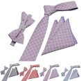 thumbnail image 2 of Bangcool Nœud Papillon pour Homme Mode Ajustable Nœud Papillon Pré-Noué avec Poche Cravate Carrée, 2 of 9
