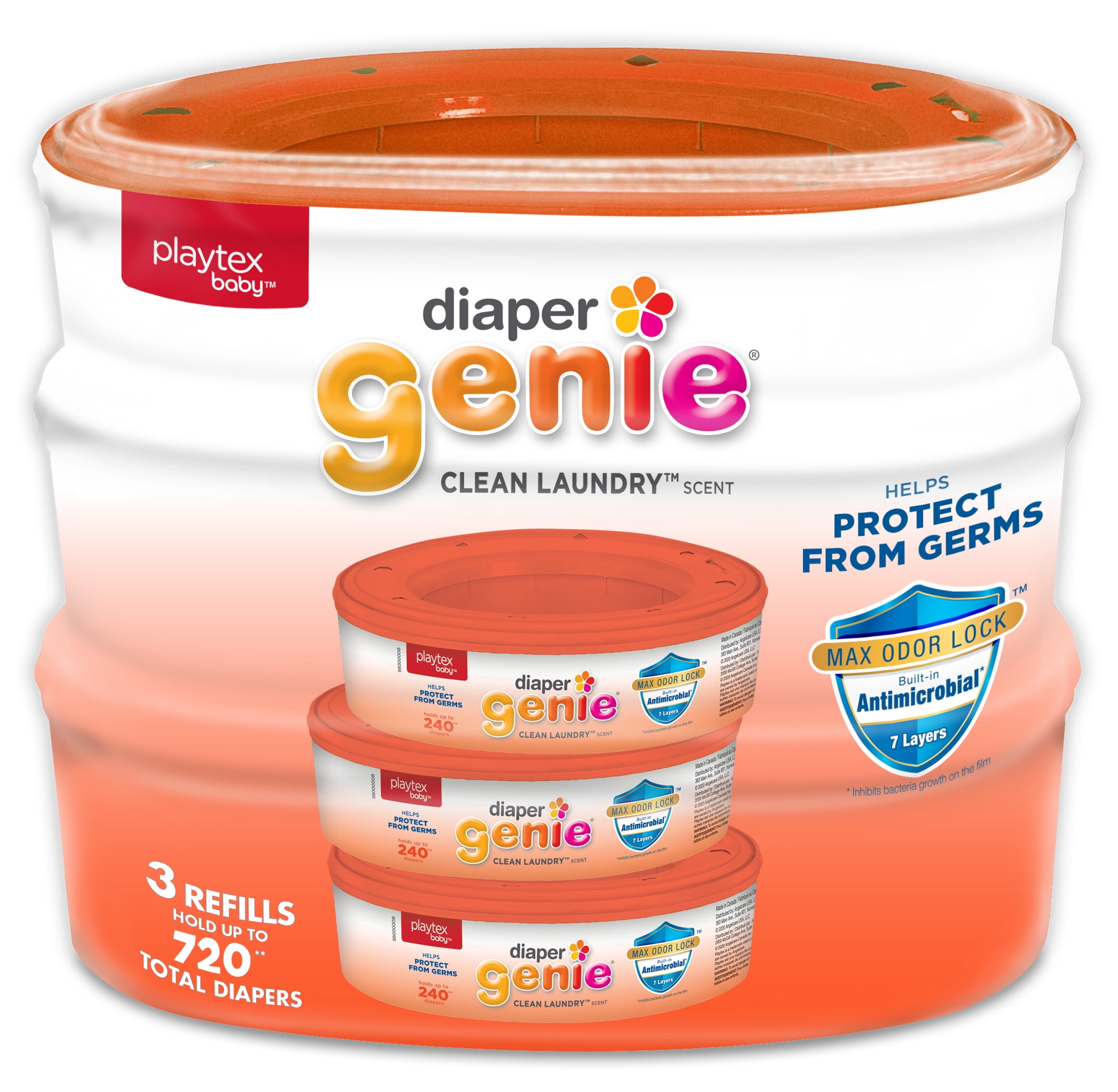 8-Count Playtex Baby Diaper Genie Refill 