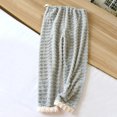 thumbnail image 2 of Kaemgyyd Pajamas Pants for Women Soft Comfy Fleece Pj Bottom Plush Loose Sleepwear Fuzzy Lounge Trousers for Winter, 2 of 6