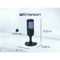thumbnail image 3 of Emerson USB Gaming & Streaming Microphone with RGB Lighting with Tap-to-Mute, 3 of 11