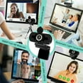 thumbnail image 3 of 1080P Full HD USB Webcam for PC Desktop & Laptop Web Camera with Microphone/FHD, 3 of 6