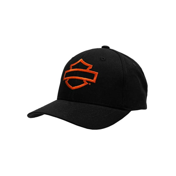 Harley-Davidson Men's Embroidered Open B&S Adjustable Snapback Baseball Cap, Harley Davidson