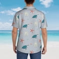 thumbnail image 6 of Goofa Turtles And Shells Hawaiian Shirt for Men, Unisex Summer Beach Casual Short Sleeve Button Down Shirts,Aloha Tropical Floral print shirt-XX-Large, 6 of 9
