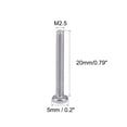 thumbnail image 3 of Unique Bargains M2.5x20mm Machine Screws Pan Phillips Head Screw Fasteners Bolts 60Pcs, 3 of 3