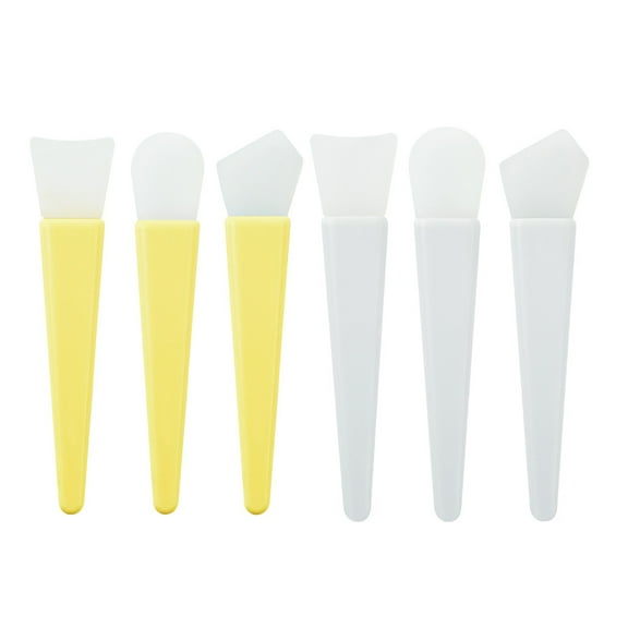 Masteelf 2 Sets Cleanser Mask Brush Face Mask Applicator Facial Mask Tool 11.5x2.6cm