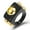 Black, variant on Exaggerated Personality Resin Index Finger Rings, Geometric Ins Style Statement Ring for Women, Trendy Acrylic Finger Jewelry