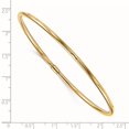 thumbnail image 3 of Auriga 14K Yellow Gold Plain Polished Bangle for Women, 3 of 5
