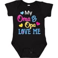 thumbnail image 3 of Inktastic My Oma and Opa Love me with Hearts Boys or Girls Baby Bodysuit, 3 of 5