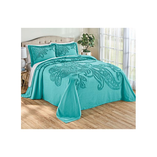 Jaipur Chenille Bedspread Queen