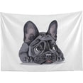 thumbnail image 7 of GZHJMY Tapestry Wall Hanging Cute French Bulldog Animal Tapestry Decorative Tapestries Wall Blanket Bedding Tapestry for Bedroom Living Room Dorm 90"x60" Gift Decor, 7 of 7