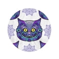 thumbnail image 2 of KDAGR 60 inch Round Beach Towel Blanket Alice Cheshire Cat Head from The Fairy Tale Wonderland Travel Circle Circular Towels Mat Tapestry Beach Throw, 2 of 2