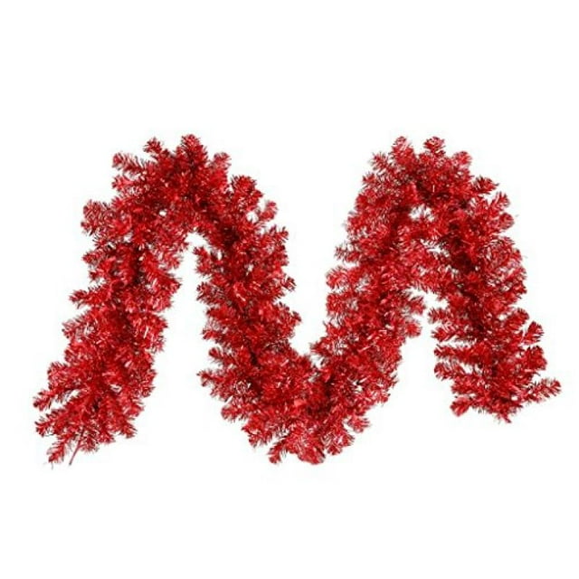 Vickerman B981513LED Vickerman 9' Guirlande de Noël Artificielle Rouge avec 70 Lumières LED Rouges