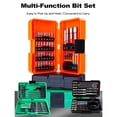 thumbnail image 2 of Mistaha Ensemble de 27 Embouts de Tournevis Électriques avec Trousse Combinée de Tige d'Extension - Embouts Multifonctions en Acier pour Perceuse Électrique et Tournevis - Étui de Rangement Noir Inclus, 2 of 6