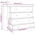 thumbnail image 5 of vidaXL Sideboard Storage Cabinet Drawer for Bedroom Side Cabinet Panama Range, 5 of 5