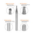thumbnail image 3 of Uxcell 2 Pieces Ball Nose End Mills 1mm Radius Solid Carbide AlTiN Coated 2 Flutes HRC45 CNC Router Bits, 3 of 6