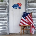 thumbnail image 4 of TIELUTT Fourth of July Patriotic Welcome Sign on Front Hanging Welcome Signs Living Room Center Table Door Decorations Hanging Outdoor Christmas Decorations for Door Living Room Decorations for Tables, 4 of 4
