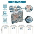 thumbnail image 7 of Table Runner Dresser Scarf 13 x 60 Inch Summer Coastal Blue Grey Coral Conch Nautical Table Runners Non-Slip Heat Kitchen Dining Table Decor for Indoor Outdoor Home Party Decoration, 7 of 7