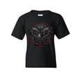 thumbnail image 1 of Tee Hunt Bengal Rising Dragons Youth T-Shirt Asian Art Wild Tiger Yin and Yang Kids Tee, Black, Large, 1 of 5