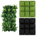 thumbnail image 1 of Homerr Hanging Planting Bag Hanging Plant Grow Bag Hanging Planting Wall Mounted 9 Pockets Vertical Square Breathable Indoor Outdoor, 1 of 5