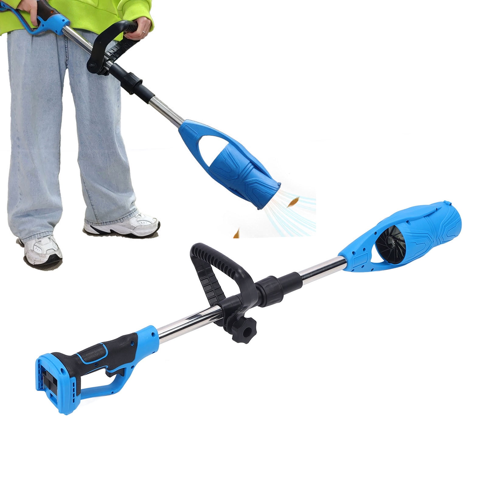 Xirurus Cordless Leaf Blower 520CFM 150MPH Foldable 21V Battery Powered Leaf Vacuum for Lawn Care Bare Tool