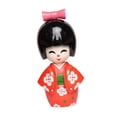 thumbnail image 2 of Figura decorativa japonesa en miniatura, estatua, ideal para inauguración de casa, centro de mesa de 9 cm. Rojo A, 2 of 9
