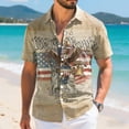 thumbnail image 4 of Yindaity Patriotic T Shirts for Men USA Fighter Jet Patriotic T-Shirt(Khaki,5XL), 4 of 6